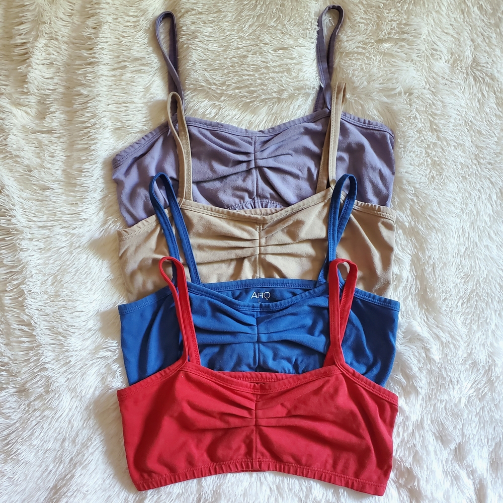 Set of 4 ARQ Zelda bralettes - EUC, Large